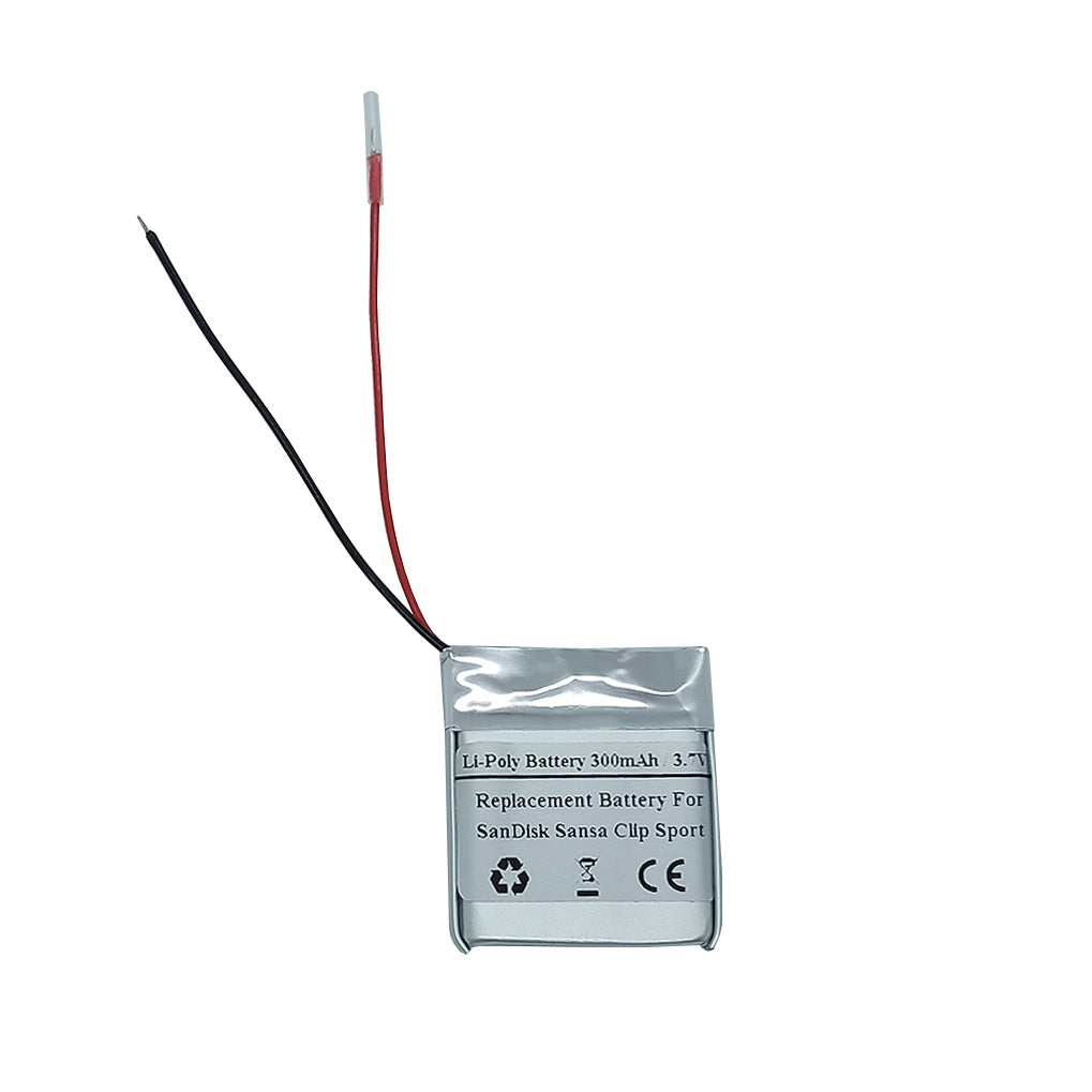 Replacement Battery For SanDisk Sansa Clip Sport, SDMX24