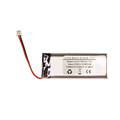 800mAh 3.7V Replacement Battery For Sena SMH10 SMH10R SMH10D SMH10-11 SR10 Motorcycle Wireless Headset