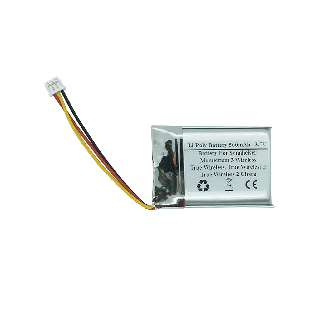 Replacement Battery For Sennheiser M3AEBT, M3IETW, Momentum 3 Wireless, Momentum True Wireless, Momentum True Wireless 2, Momentum True Wireless 2 Charg, Momentum True Wireless Charing, Momentum True Wireless MTW