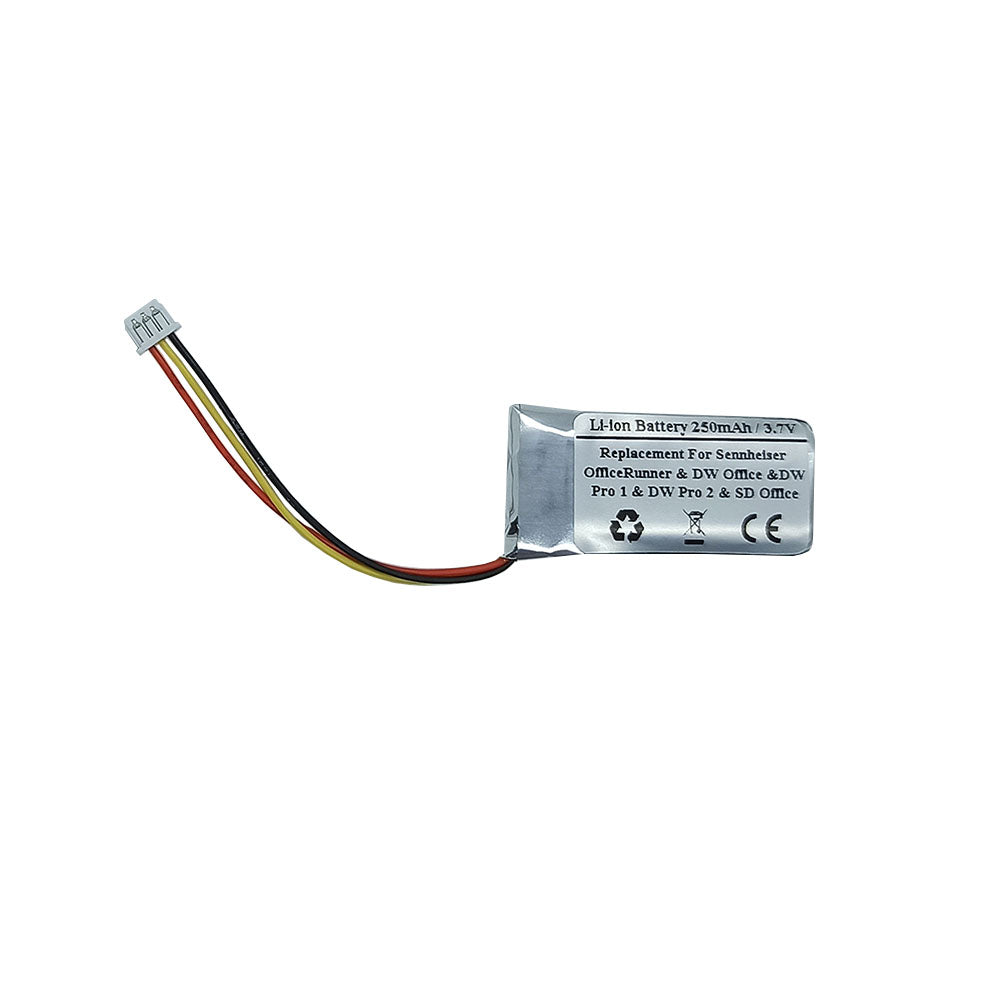 Premium Replacement Rechargeable Battery for Sennheiser Wireless Headsets-OfficeRunner DW Office DW Pro1 DW Pro2 SD Office SD Pro1 SD Pro2 MB Pro Serie