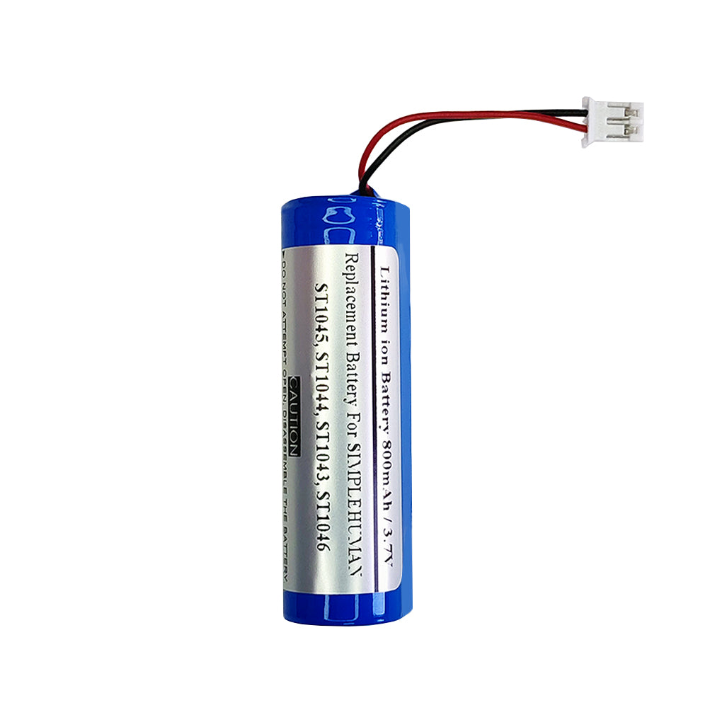 800mAh 3.7V Replacement Battery For SIMPLEHUMAN ST1045, ST1044, ST1043, ST1046, ICR14500-ST