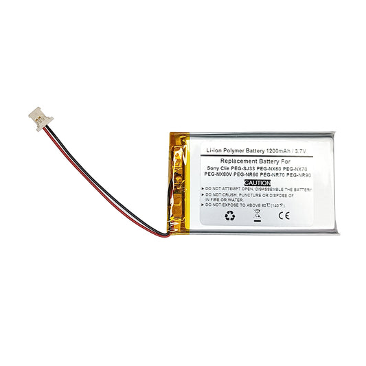STARNOVO 1200mAh 3.7V Replacement Battery for Sony Clie PEG-NR60, Sony Clie PEG-NR60V, Sony Clie PEG-NR70, Sony Clie PEG-NR70V, Sony Clie PEG-NR70VL