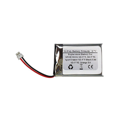 500mAh 3.7V Replacement Battery For SPORTDOG SD-575, SD-575E, SportTrainer SD-575 Black Edit, SportTrainer SD-575E Orange Ed, SDT54-16750
