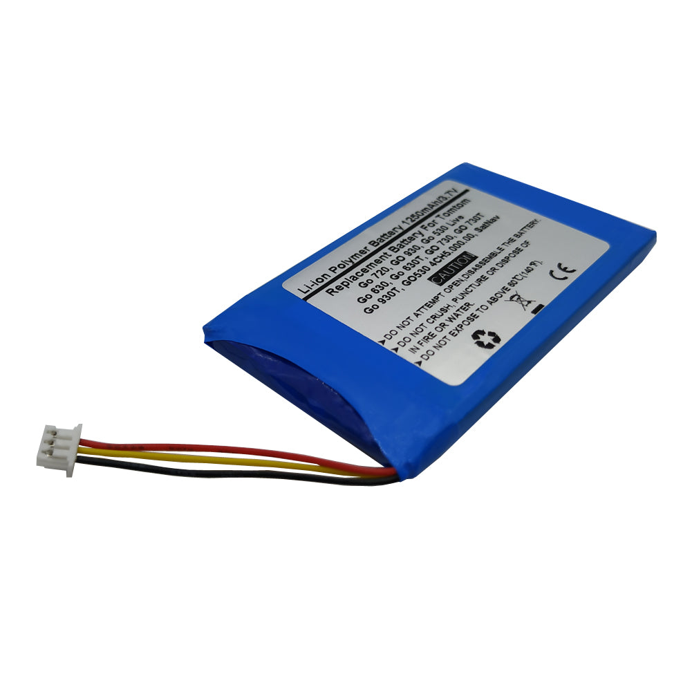 Replacement GPS Navigator Battery For Tomtom Go 720 GO 930 Go 530 Live Go 630 Go 630T GO 730 GO 730T Go 930T GO530 4CH5.000.00 SatNav,1697461,AHL03714000,VF8