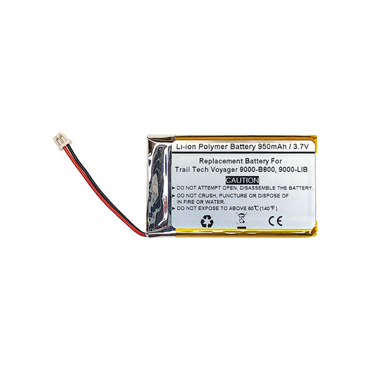 STARNOVO 950mAh 3.7V Replacement Battery for Trail Tech Voyager 9000-B800, 9000-LIB