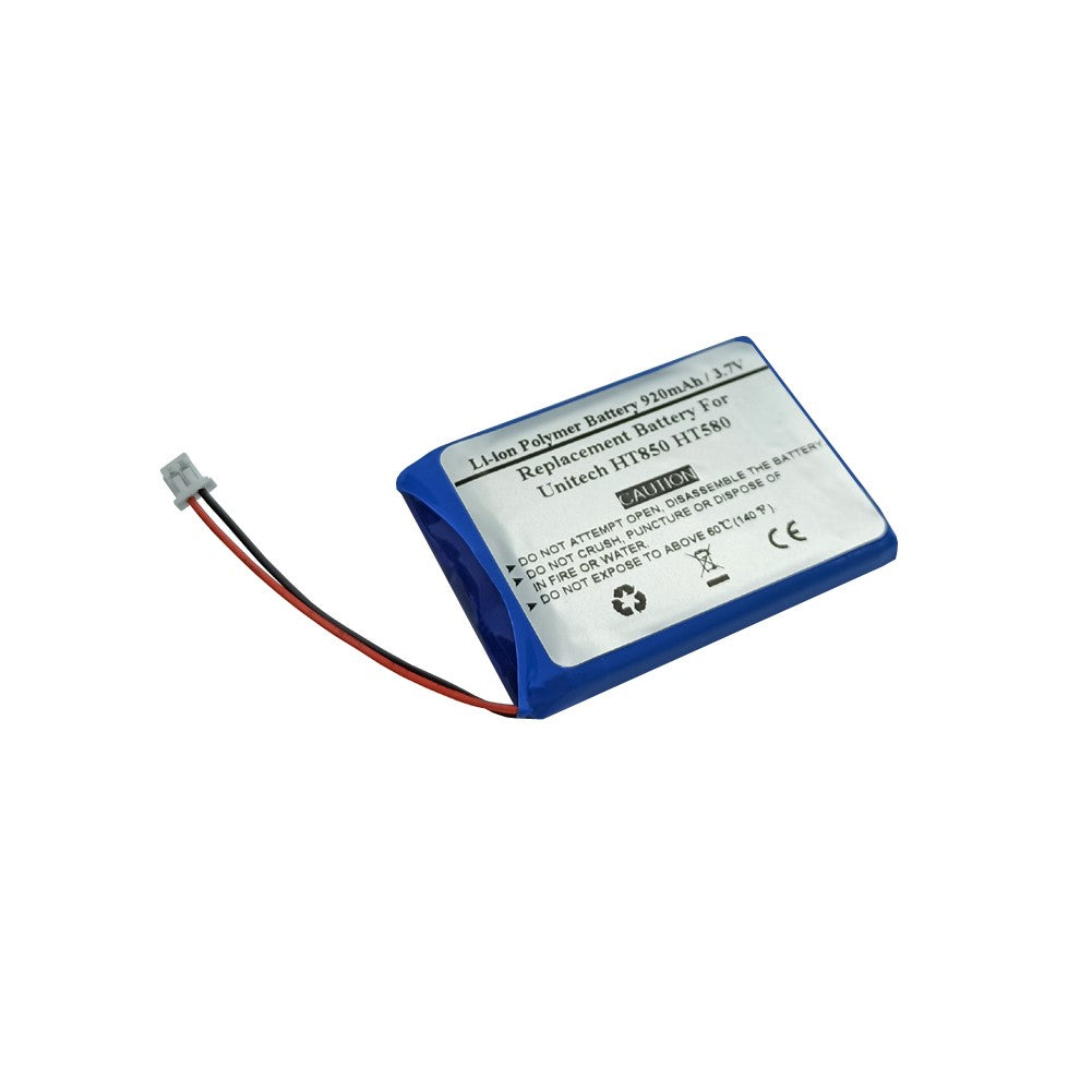 800mAh 3.7V Replacement Battery For Unitech Barcode Scanners HT850 HT580, 1400-202536G, 2095047