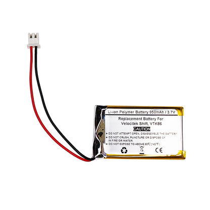 950mAh 3.7V Replacement Battery For Velocitek Shift, VTK86