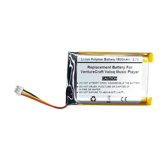 STARNOVO 1800mAh 3.7V Replacement Battery for VentureCraft Valoq Music Player, APP104959L