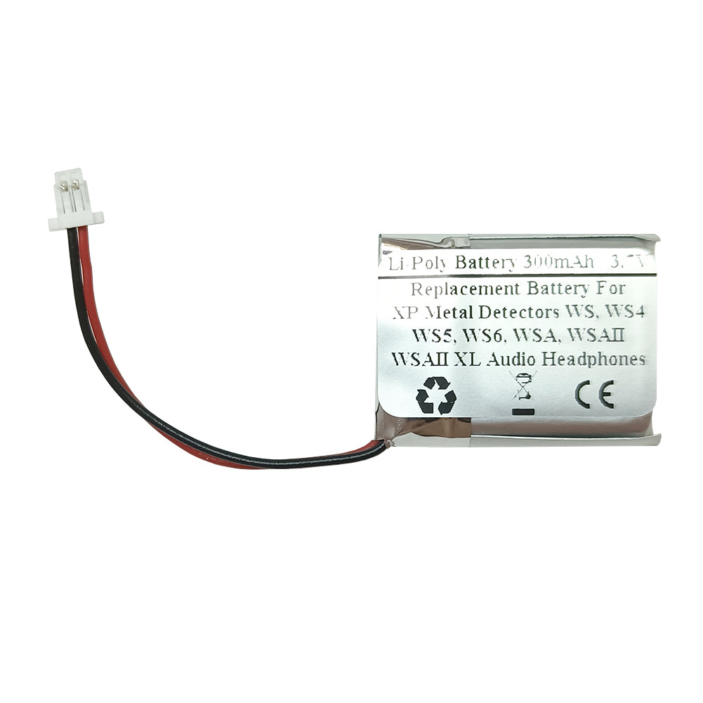 Replacement Battery For XP Deus Metal Detector WS1 WS2 WS3 WS4 WS5, MI-4 Pinpointers, MI-6 Pinpointers, CP-XPWS