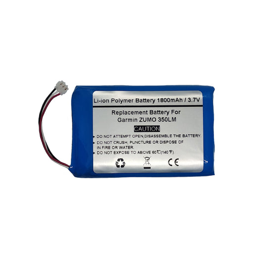 Replace GPS Navigator Battery for Garmin ZUMO 350LM, 361-00059-00