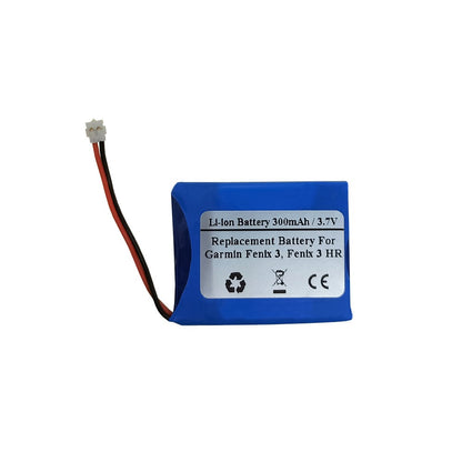 3.7V 300mAh Replacement Battery For Garmin Fenix 3, Fenix 3 HR, 361-00034-02