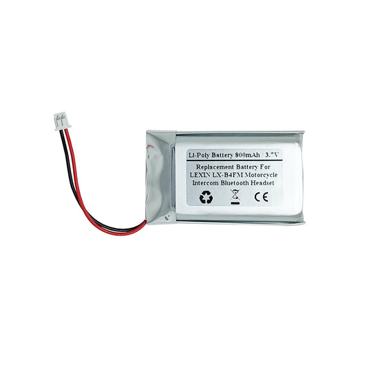 Battery For LEXIN LX-B4FM Motorcycle Intercom Bluetooth Headset, Helmet Intercom