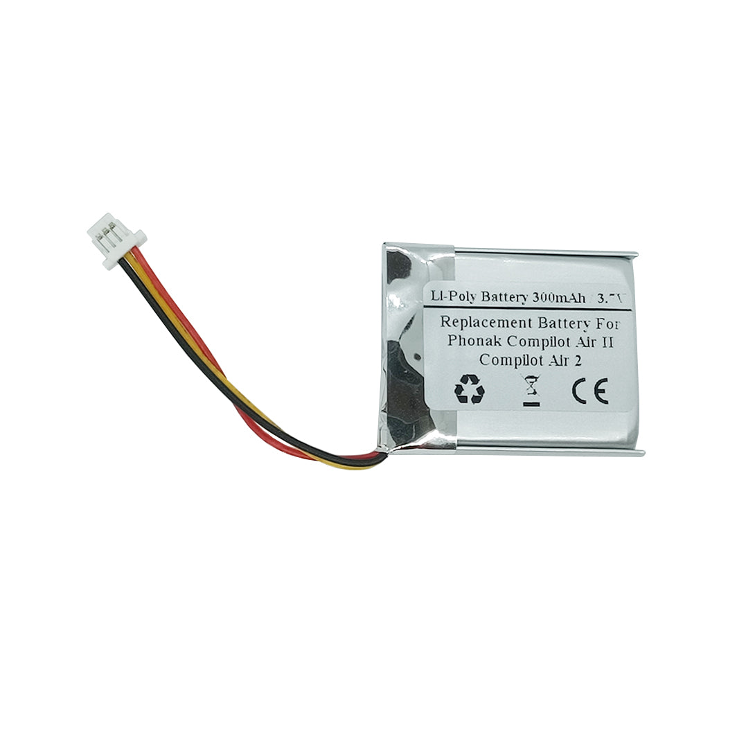 Replacement Battery For Phonak Compilot Air II, Compilot Air 2 Clip on Bluetooth Audio Streamer, IP532328