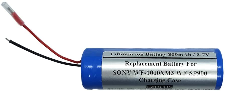 Replacement Battery For Sony WF-1000XM3 WF-SP900 Wireless Bluetooth Earphones Charging Case, 1588-0911