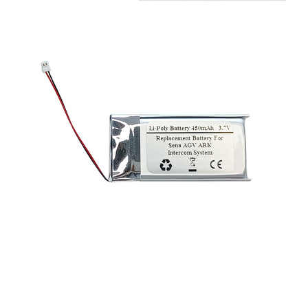 450mAh 3.7V Replacement Battery For Sena AGV ARK Intercom System
