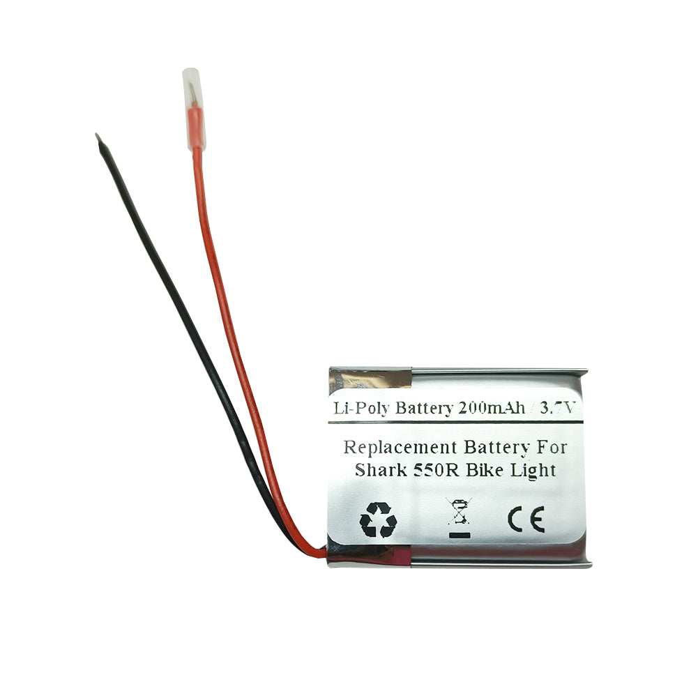 Replacement Battery For Shark 550R Bike Light, PL552025