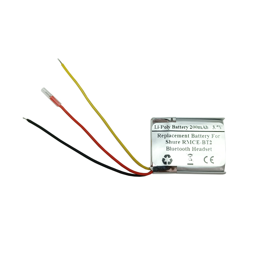 Replacement Battery For Shure RMCE-BT2 Bluetooth Headset, AEC501730