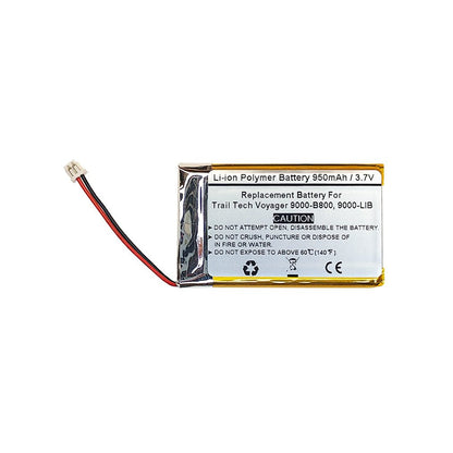 STARNOVO 950mAh 3.7V Replacement Battery for Trail Tech Voyager 9000-B800, 9000-LIB - STARNOVO