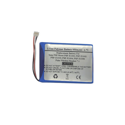 Replacement Battery For Sony PSP Street PSP-E1000, PSP-E1002, PSP-E1003, PSP-E1004, PSP-E1008, Pulse Wireless Headset 7.1