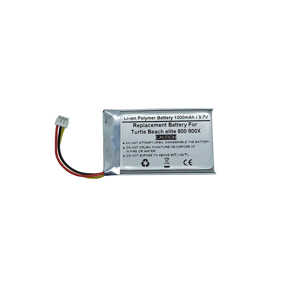 Replacement Battery for Turtle Beach elite 800 800x Wireless Headsets